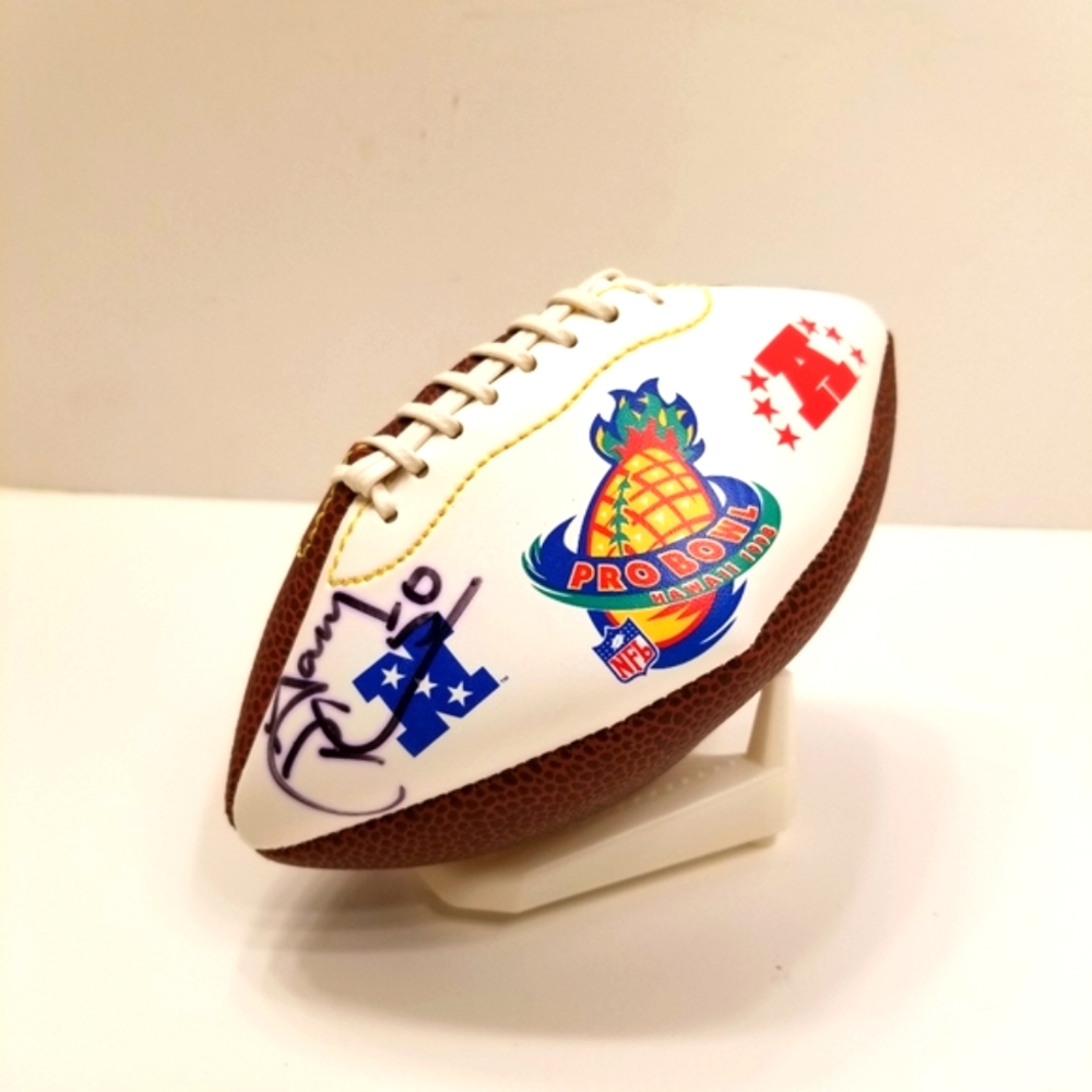 Collectible NFL Pro Bowl Hawaii 1998 Signed Football Limited Edition with Stand